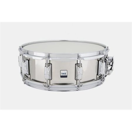 TANDESA LLC Taye SS1405 14 x 5 in. Stainless Steel Snare Drum SS1405